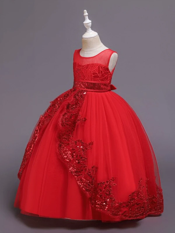 Royal Glow Sheer Collar Ball Gown 9 Royal Glow Sheer Collar Ball Gown - Image 7