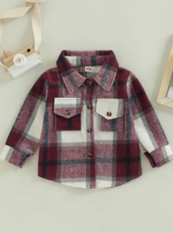 Warm & Fuzzy Flannel Shacket -MEO Kid Clothing Shop 121323