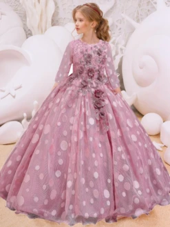Polka Dot Princess Ball Gown