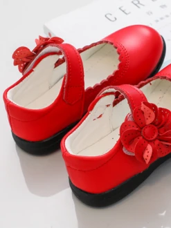 Red Mary Jane Flats By Liv And Mia -MEO Kid Clothing Shop 19a6507f0081836214f4c002c338d950
