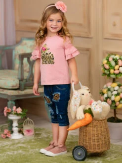 Some Bunny Loves Leopard Patched Denim Capris Set 17 Some Bunny Loves Leopard Patched Denim Capris Set -MEO Kid Clothing Shop 1P9A0306