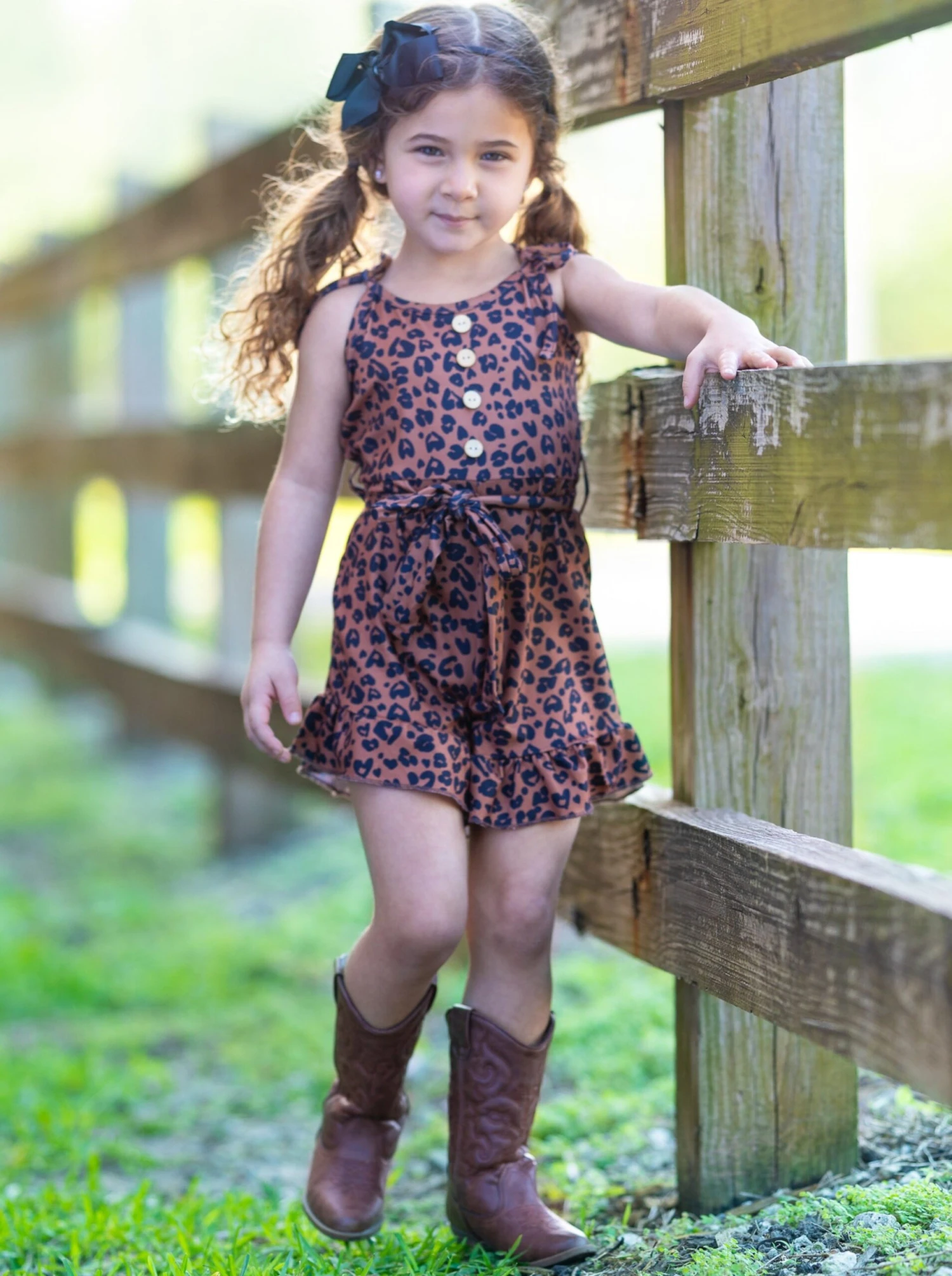 The Fashion Leopard Drawstring Romper 7 The Fashion Leopard Drawstring Romper - Image 5