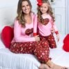 Mommy & Me Box Of Chocolates Pajama Set -MEO Kid Clothing Shop 1P9A3379