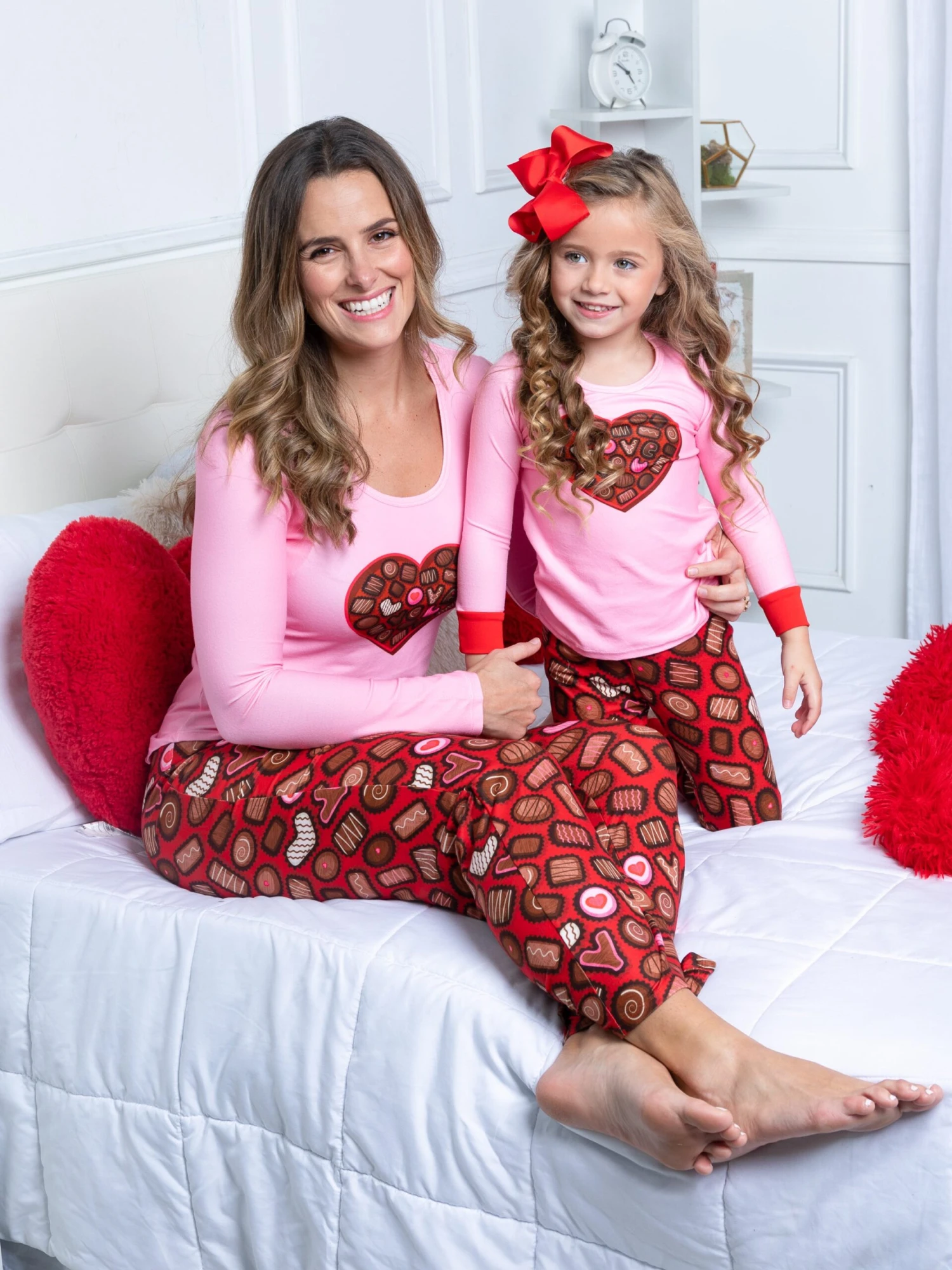 Mommy & Me Box Of Chocolates Pajama Set 3 Mommy & Me Box Of Chocolates Pajama Set