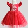 Good Tidings Pearl Accented Princess Dress -MEO Kid Clothing Shop 1 f0afc081 a7ef 4749 b9f1 a0469ce263a1