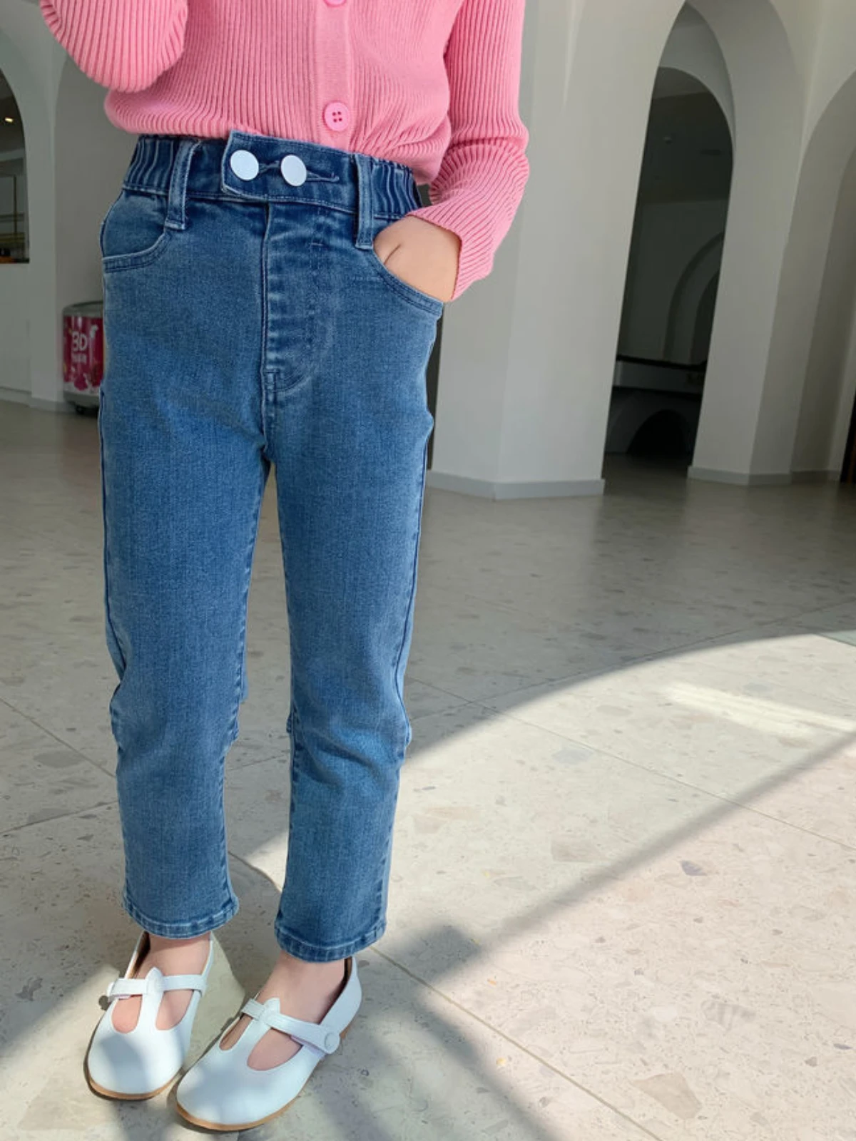 Full Of Love Heart Patchwork Denim Jeans 4 Full Of Love Heart Patchwork Denim Jeans - Image 2