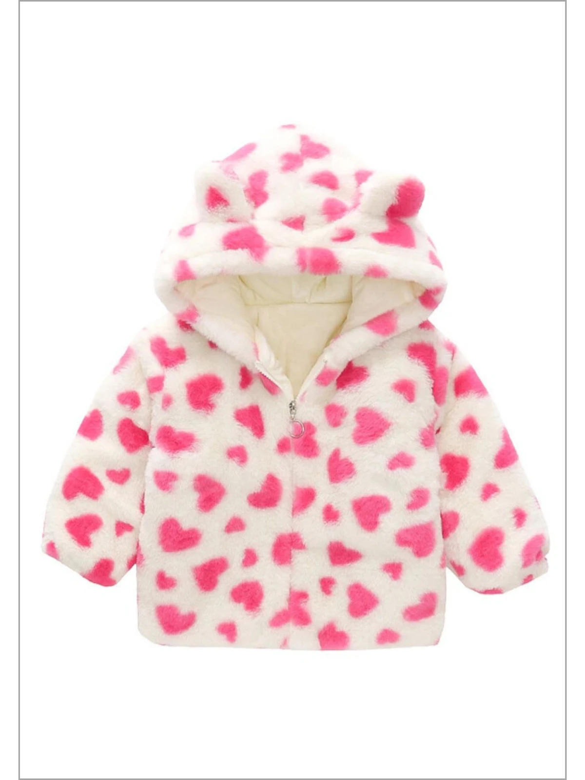 Love Notes Hooded Fleece Jacket 4 Love Notes Hooded Fleece Jacket - Image 2