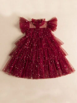 Dancing Star Sequin Tiered Tulle Dress -MEO Kid Clothing Shop 32Reizing 20for 20listings785785