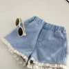 Feeling Frilly Lace Trim Denim Shorts -MEO Kid Clothing Shop 46Reizing 20for 20listings 20 51