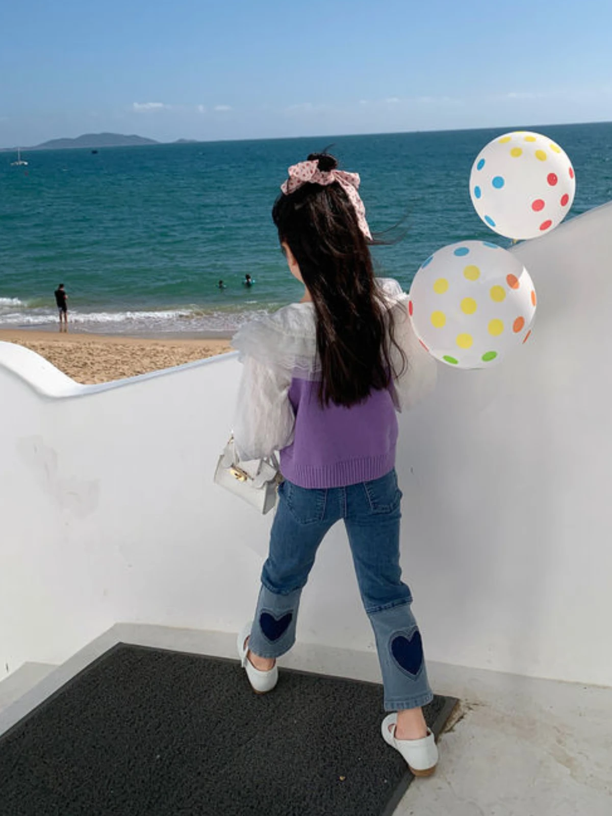 Full Of Love Heart Patchwork Denim Jeans 7 Full Of Love Heart Patchwork Denim Jeans - Image 5