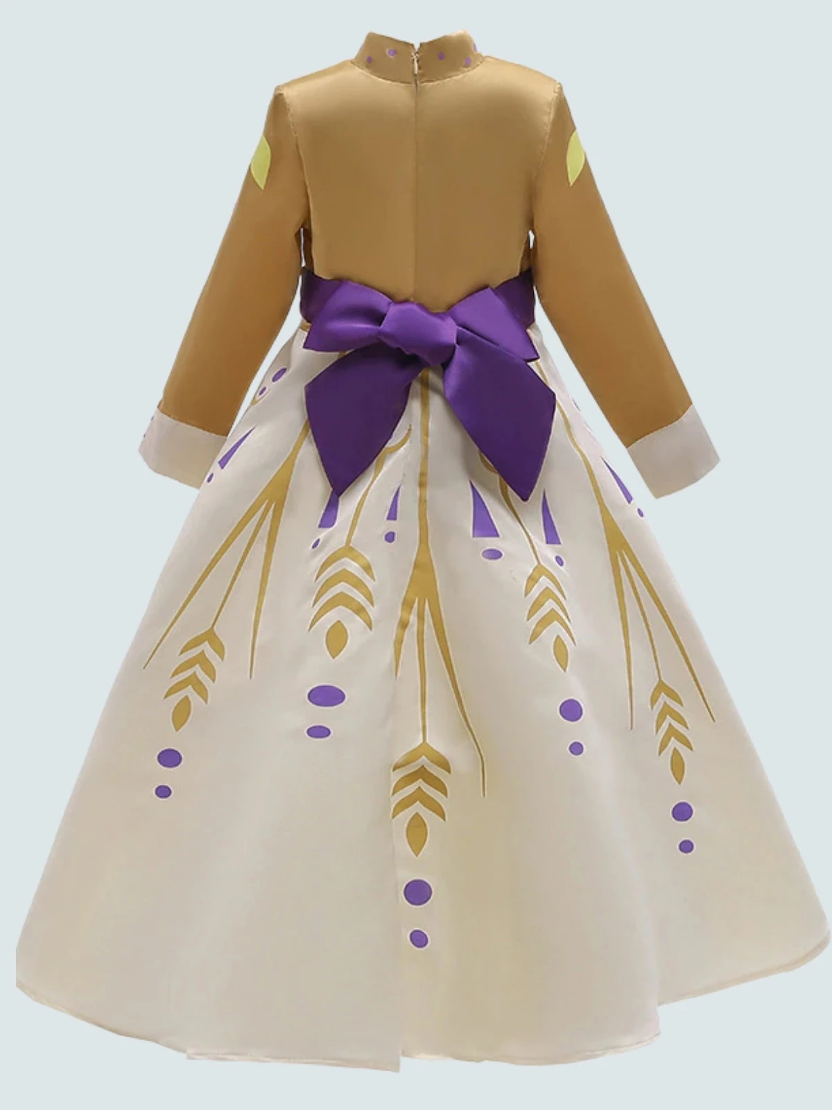 Girls Frozen Inspired Anna Costume Dress 5 Girls Frozen Inspired Anna Costume Dress - Image 3