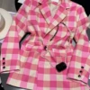 Preppy In Pink Gingham Blazer -MEO Kid Clothing Shop 50Reizing 20for 20listings 20 37