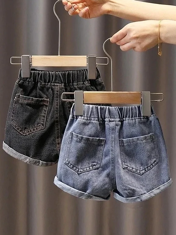 Move My Way Elastic Waist Denim Shorts 4 Move My Way Elastic Waist Denim Shorts - Image 2