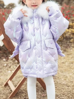 Playful Angel Winged Puffer Jacket