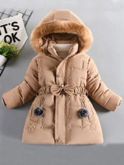 Chill & Chic Pearl Embellished Winter Jacket