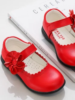 Red Mary Jane Flats By Liv And Mia -MEO Kid Clothing Shop 763d58659c3645715fcd302a4962200a