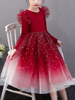 Oh Starry Night Sequin Tulle Party Dress -MEO Kid Clothing Shop 7c0badbb89dc24e057e81213c93db1c9