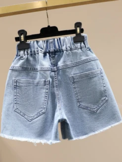 Sweet Lil Swan Denim Shorts -MEO Kid Clothing Shop 7ee6cf9aa51a2c9bc2dd8069280d3b16