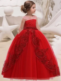 Royal Glow Sheer Collar Ball Gown 18 Royal Glow Sheer Collar Ball Gown -MEO Kid Clothing Shop 85c94b7bd14c83883fdadff7cd155fbe