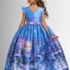 Winter Wonderland Holiday Scene Gown -MEO Kid Clothing Shop 92