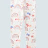 Girls Rainbows And Unicorn Legging 2 Girls Rainbows And Unicorn Legging -MEO Kid Clothing Shop BorderTemplateWebsiteImage 1