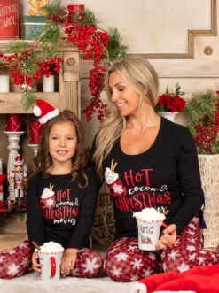 Mommy & Me Hot Cocoa & Christmas Movies Pajama Set -MEO Kid Clothing Shop DEC20CPPAJ1HCP 22
