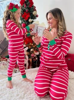 Mommy & Me Snuggles Are Better Together Pajamas 10 Mommy & Me Snuggles Are Better Together Pajamas -MEO Kid Clothing Shop DEC20CPPAJ6RWG Red 1