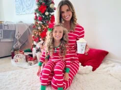 Mommy & Me Snuggles Are Better Together Pajamas 15 Mommy & Me Snuggles Are Better Together Pajamas -MEO Kid Clothing Shop DEC20CPPAJ6RWG Red 5