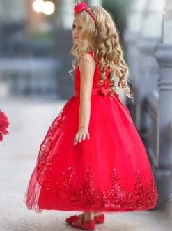 Royal Glow Sheer Collar Ball Gown 17 Royal Glow Sheer Collar Ball Gown -MEO Kid Clothing Shop DSC03410