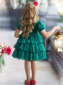 Royal Shimmer Chiffon Princess Dress -MEO Kid Clothing Shop DSC03650