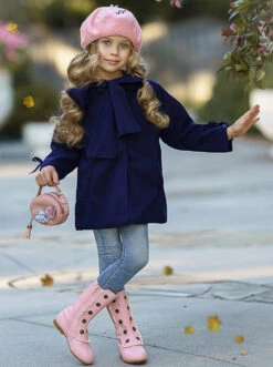 Autumn Dreams Bowed Wool Coat 17 Autumn Dreams Bowed Wool Coat -MEO Kid Clothing Shop DSC04661
