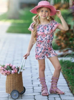 Precious Flower Short Set -MEO Kid Clothing Shop DSC05056 c408c210 1907 439f 85c8 8b058ca2300a