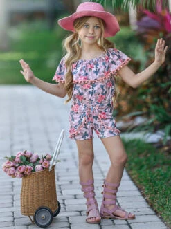 Precious Flower Short Set -MEO Kid Clothing Shop DSC05111 8cfd67e8 a3a2 45c7 afe9 4a4e58ecae99