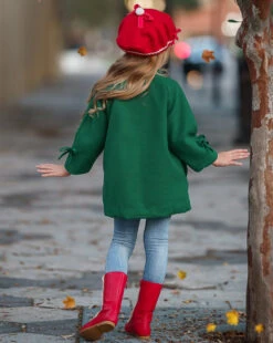 Autumn Dreams Bowed Wool Coat 25 Autumn Dreams Bowed Wool Coat -MEO Kid Clothing Shop DSC07711