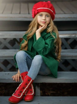 Autumn Dreams Bowed Wool Coat 20 Autumn Dreams Bowed Wool Coat -MEO Kid Clothing Shop DSC07782