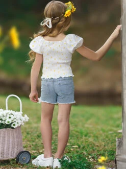 Oopsie Daisy Denim Short Set 12 Oopsie Daisy Denim Short Set -MEO Kid Clothing Shop DSC09716