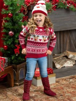 Love At Frost Sight Reindeer Sweater -MEO Kid Clothing Shop FALL12OUT25CARWR 1 Copy