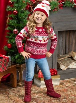 Love At Frost Sight Reindeer Sweater -MEO Kid Clothing Shop FALL12OUT25CARWR 4