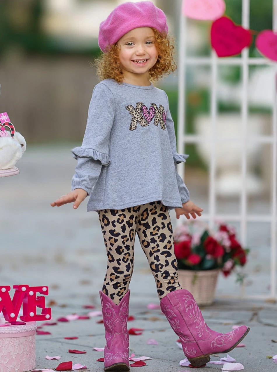 XOXO Leopard Print Legging Set 3 XOXO Leopard Print Legging Set