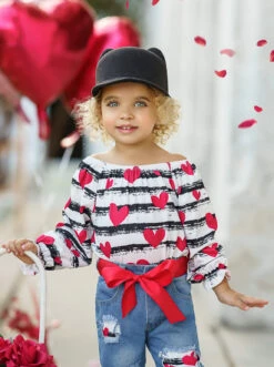 Heart On Your Sleeve Patched Jeans Set 10 Heart On Your Sleeve Patched Jeans Set -MEO Kid Clothing Shop FALL12SET111CABWR 2 b1523df6 4866 4915 a322 f29dc3d6f10b