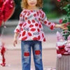 Smooches Sequin Patched Jeans Set -MEO Kid Clothing Shop FALL12SET122CALXO 2