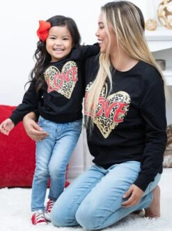Mommy & Me Roaring Love Long Sleeve Top -MEO Kid Clothing Shop FALL12TOP22CABRL 10