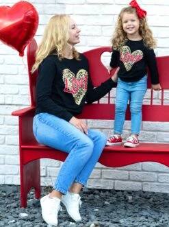 Mommy & Me Roaring Love Long Sleeve Top -MEO Kid Clothing Shop FALL12TOP22CABRL 2 1