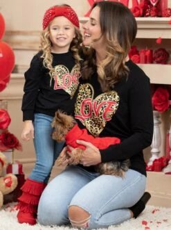 Mommy & Me Roaring Love Long Sleeve Top -MEO Kid Clothing Shop FALL12TOP22CABRL 6