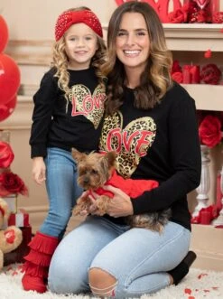 Mommy & Me Roaring Love Long Sleeve Top -MEO Kid Clothing Shop FALL12TOP22CABRL 7