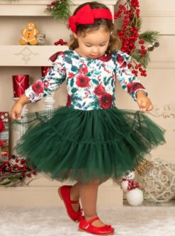 Winter Blossom Layered Tutu Dress -MEO Kid Clothing Shop FALL20DR19CAWFG 7059760c b521 4987 ae87 275efb784f63