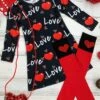 Love You THIS Much Dress, Socks, & Purse Set