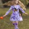 Witch You Would Tie Dye Dress, Hair Clip, Socks & Purse Set -MEO Kid Clothing Shop FALL20DR6CAPTH 4