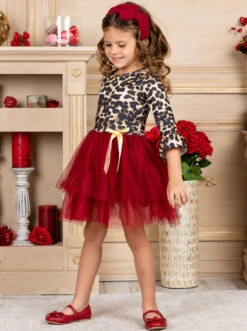 Moves Like Jaguar Long Sleeve Tutu Dress -MEO Kid Clothing Shop FALL91DR29CAAPB 3