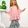 Luck Of The Irish Legging Set -MEO Kid Clothing Shop GPSEC003 Pink 2